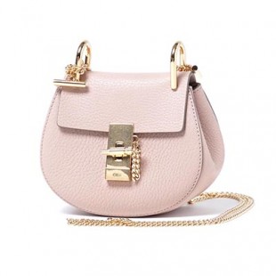 クロエコピー Chloe ショルダーバッグ DREW ドリュー LEATHER CEMENT PINK ピンク系 3s1038 944 b59 レディース