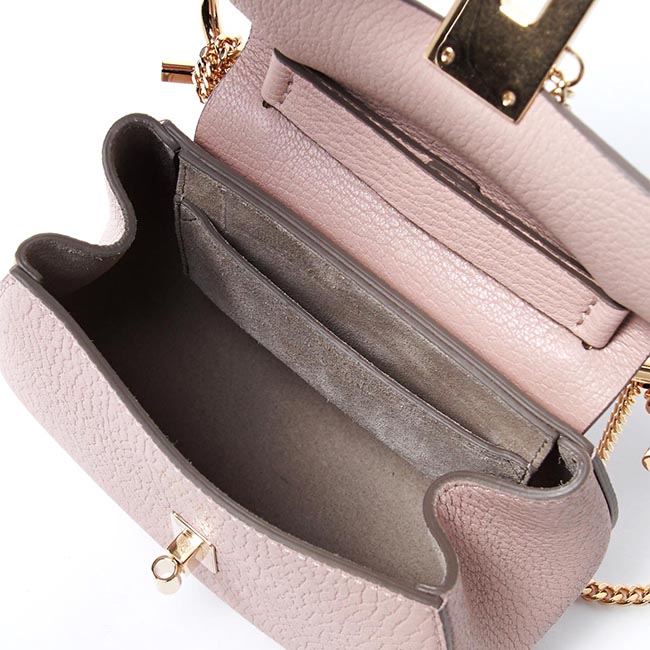 クロエコピー Chloe ショルダーバッグ DREW ドリュー LEATHER CEMENT PINK ピンク系 3s1038 944 b59 レディース - 商品画像 4