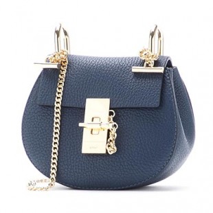 クロエコピー Chloe ショルダーバッグ DREW ドリュー LEATHER DENIM BLUE ブルー系 3s1038 944 bjw レディース