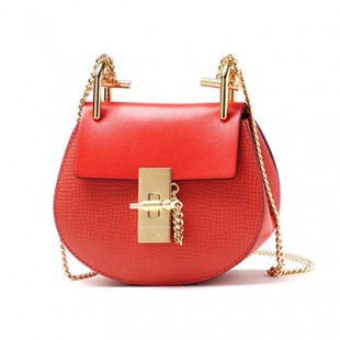 クロエスーパーコピー Chloe ショルダーバッグ DREW ドリュー LEATHER CORAL POP オレンジ系 3s1038 h0x b9j レディース