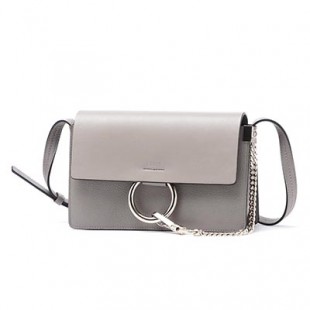 クロエコピー Chloe ショルダーバッグ FAYE フェイ LEATHER MOTTY GREY グレー系 3s1127 h8j b79 レディース