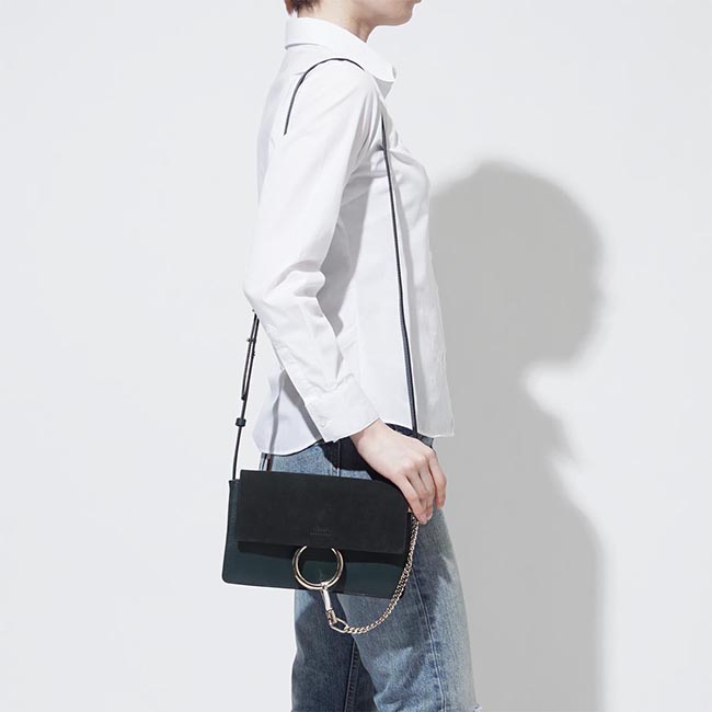 クロエコピー Chloe ショルダーバッグ FAYE フェイ LEATHER INTENSE GREEN グリーン系 3s1127 h20 be3 レディース - 商品画像 3