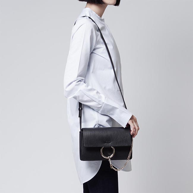 クロエスーパーコピー Chloe ショルダーバッグ FAYE フェイ LEATHER BLACK ブラック系 3s1127 h8j 001 レディース - 商品画像 3