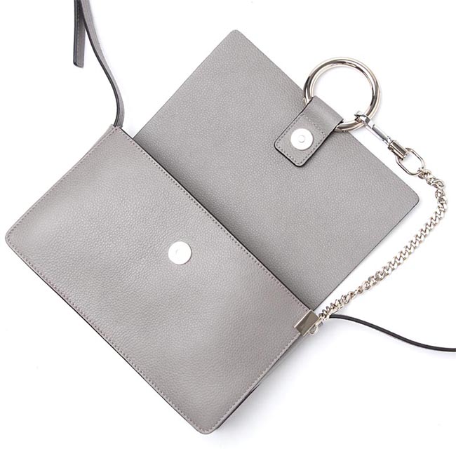 クロエコピー Chloe ショルダーバッグ FAYE フェイ LEATHER MOTTY GREY グレー系 3s1127 h8j b79 レディース - 商品画像 1