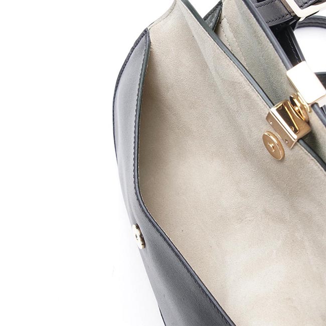 クロエコピー Chloe ショルダーバッグ GEORGIA ジョージア LEATHER BLACK ブラック系 3s1207 h9a 001 レディース - 商品画像 1