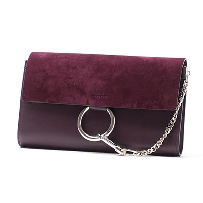 クロエコピー Chloe クラッチバッグ FAYE フェイ LEATHER DARK PURPLE パープル系 3s1228 h2o 85c レディース - 商品画像 7