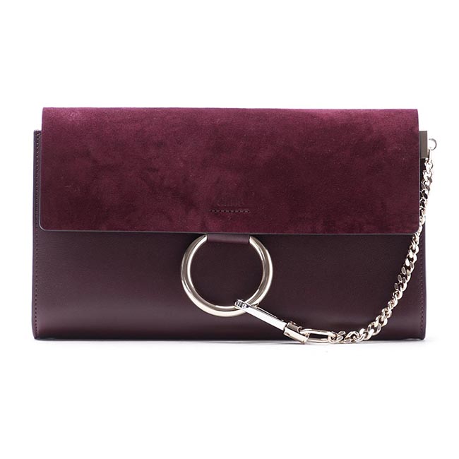 クロエコピー Chloe クラッチバッグ FAYE フェイ LEATHER DARK PURPLE パープル系 3s1228 h2o 85c レディース - 商品画像 4