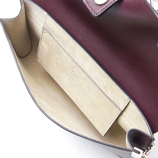 クロエコピー Chloe クラッチバッグ FAYE フェイ LEATHER DARK PURPLE パープル系 3s1228 h2o 85c レディース - 商品画像 6