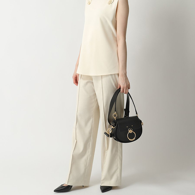 スーパーコピーChloe クロエ CHC18WS153A37 TESS テス レザー 2way ショルダーバッグ ポシェット ハンドバッグ 001/Black 鞄 レディース - 商品画像 9