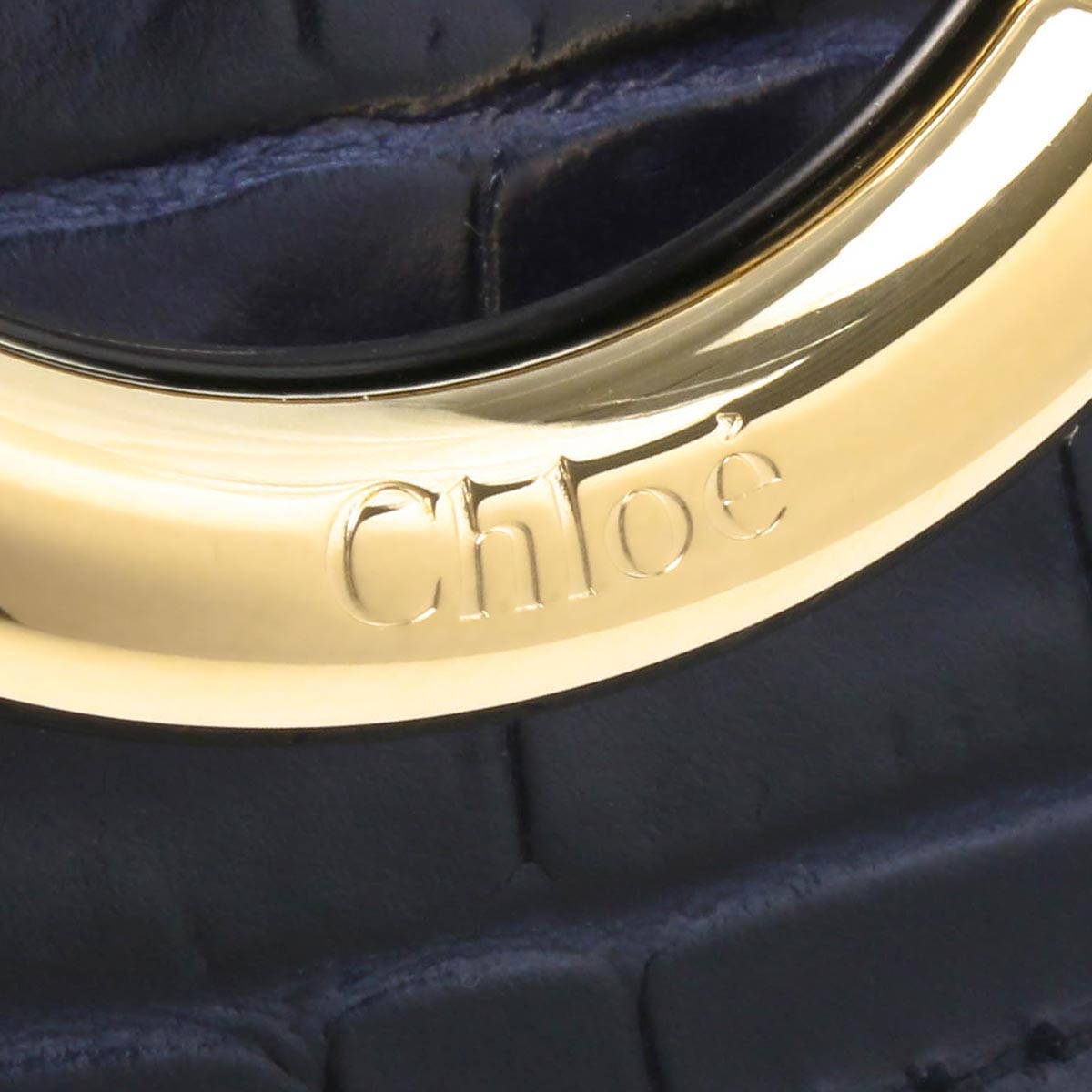 クロエスーパーコピー CHLOE ショルダーバッグ/ハンドバッグ テス/TESS クロコ型押し フルブルーネイビー CHC19SS153 A87 4D4 レディース - 商品画像 7
