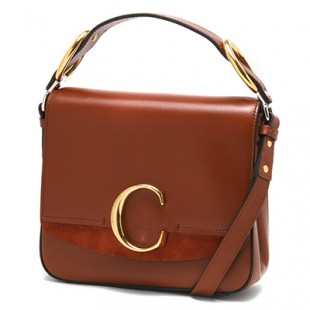 クロエ ショルダーバッグ/ハンドバッグ バッグ レディース クロエ C セピアブラウン CHC19WS199 A37 27S