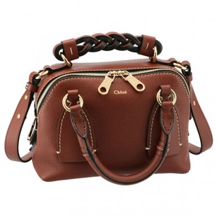 クロエコピー CHLOE ショルダーバッグ ダリア スモール DARIA ハンドバッグ セピアブラウン CHC20US361 C62 27S