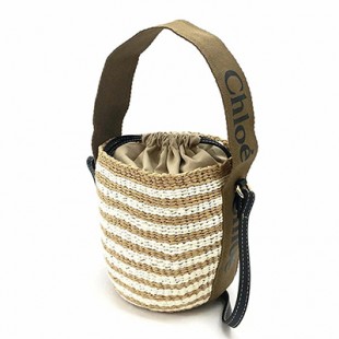 クロエバッグスーパーコピー Chloe 「WOODY」スモールバスケット カゴバッグ CHC21US381 E65 20F レディース 2WAY 斜め掛け ショルダーバッグ