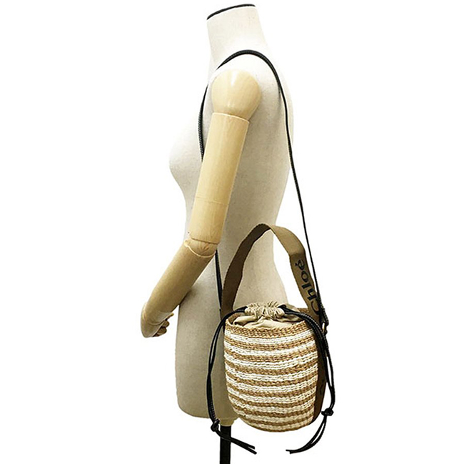 クロエバッグスーパーコピー Chloe 「WOODY」スモールバスケット カゴバッグ CHC21US381 E65 20F レディース 2WAY 斜め掛け ショルダーバッグ - 商品画像 5
