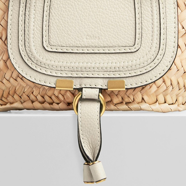 クロエコピー Chloe MARCIE ラフィア&レザー ミニカゴバッグ CHC21US832C9725M - 商品画像 6