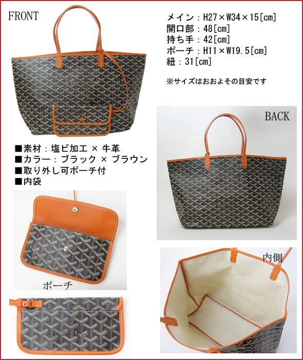 ゴヤール GOYARDスーパーコピー 新品 ゴヤール サンルイ PM トートバッグ ブラック AMALOUISPM03 - 商品画像 2