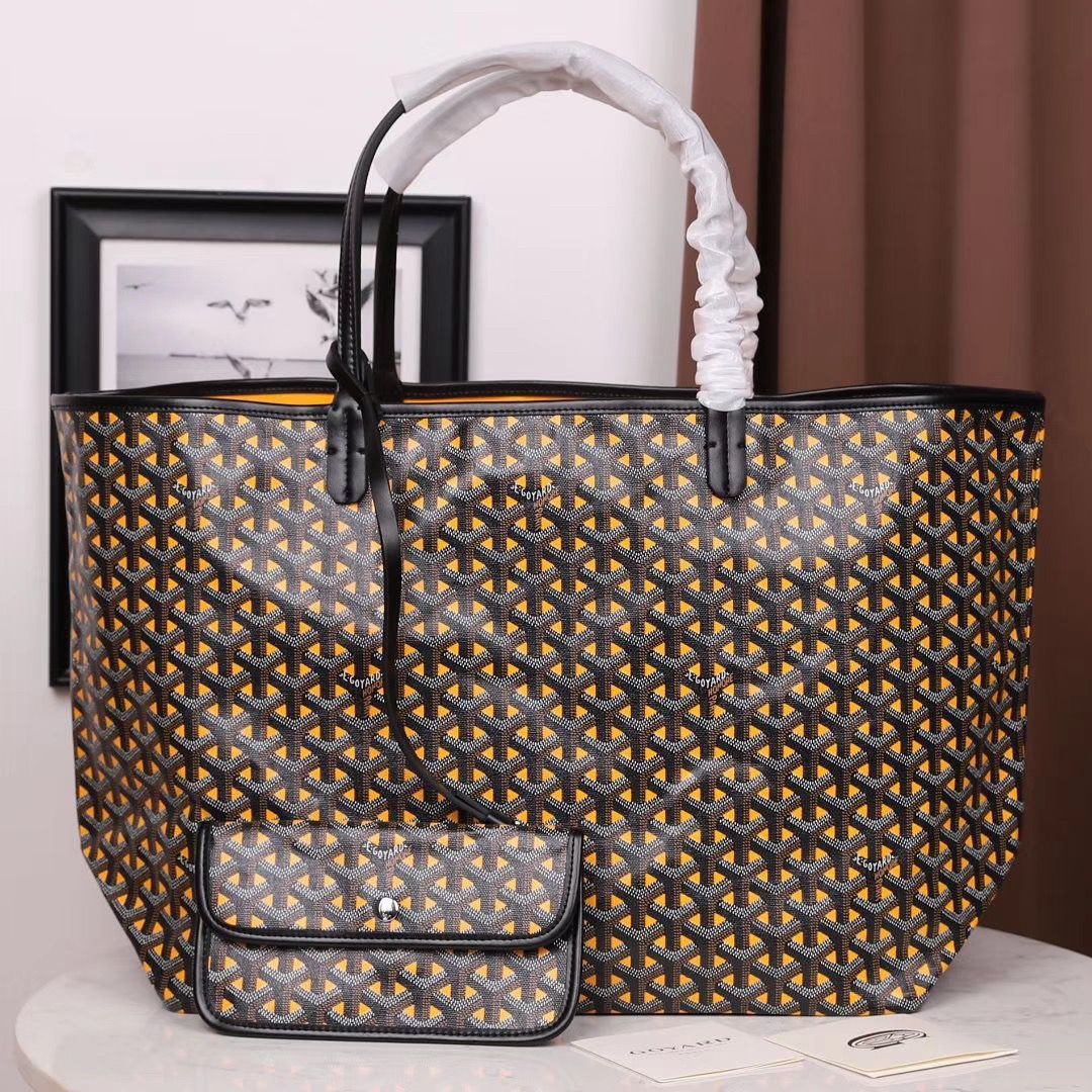スーパーコピーGOYARD ゴヤール サンルイ クレールヴォア PM SAC SAINT LOUIS CLAIRE VOIE 黄 黒 ショッパー リボン ラッピング Goyard2020009 - 商品画像 10