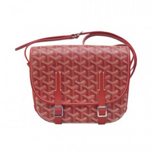 スーパーコピーゴヤール ベルヴェデール ユニセックス ショルダーバッグ 赤×シルバー金具 Goyard2020013