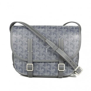 GOYARD ゴヤール ベルヴェデール ユニセックス ショルダーバッグ グレー×シルバー金具 Goyard2020016