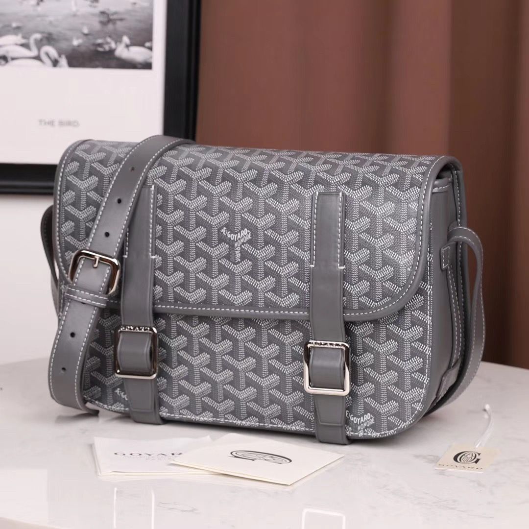 GOYARDスーパーコピー ベルヴェデール ユニセックス ショルダーバッグ グレー×シルバー金具 Goyard2020015 - 商品画像 10