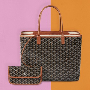 スーパーコピーゴヤール ハンドバッグ ブラウン トートバッグ SAC ISABELLE PM MALINE Goyard2020017
