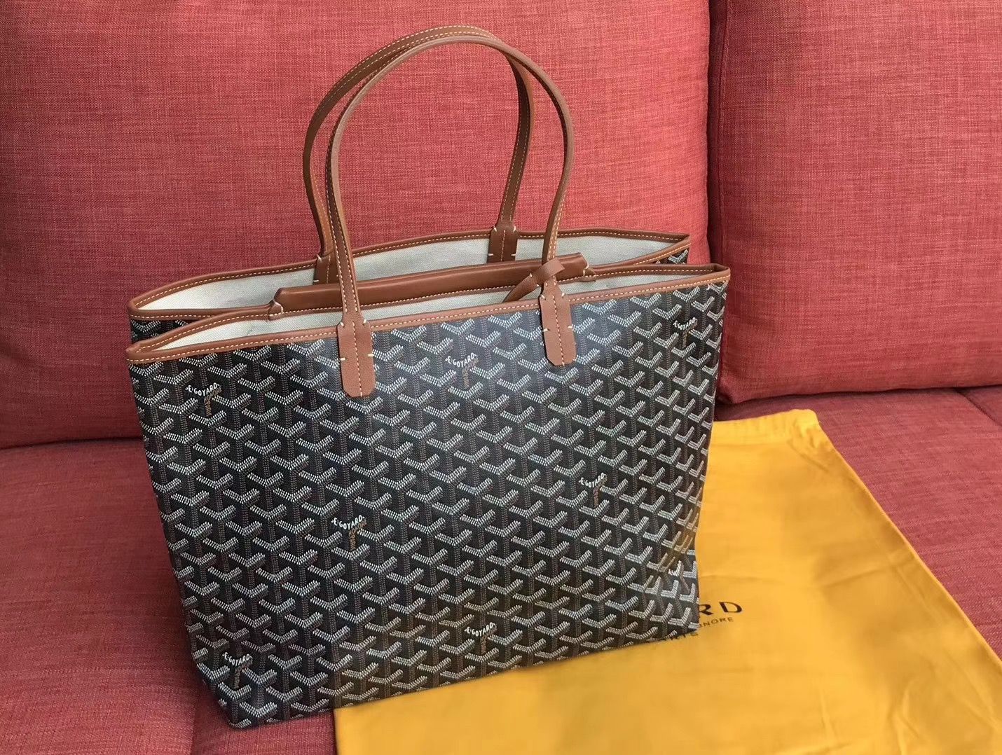 スーパーコピーゴヤール ハンドバッグ ブラウン トートバッグ SAC ISABELLE PM MALINE Goyard2020017 - 商品画像 8