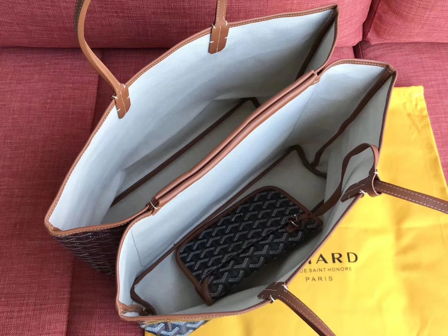 スーパーコピーゴヤール ハンドバッグ ブラウン トートバッグ SAC ISABELLE PM MALINE Goyard2020017 - 商品画像 6
