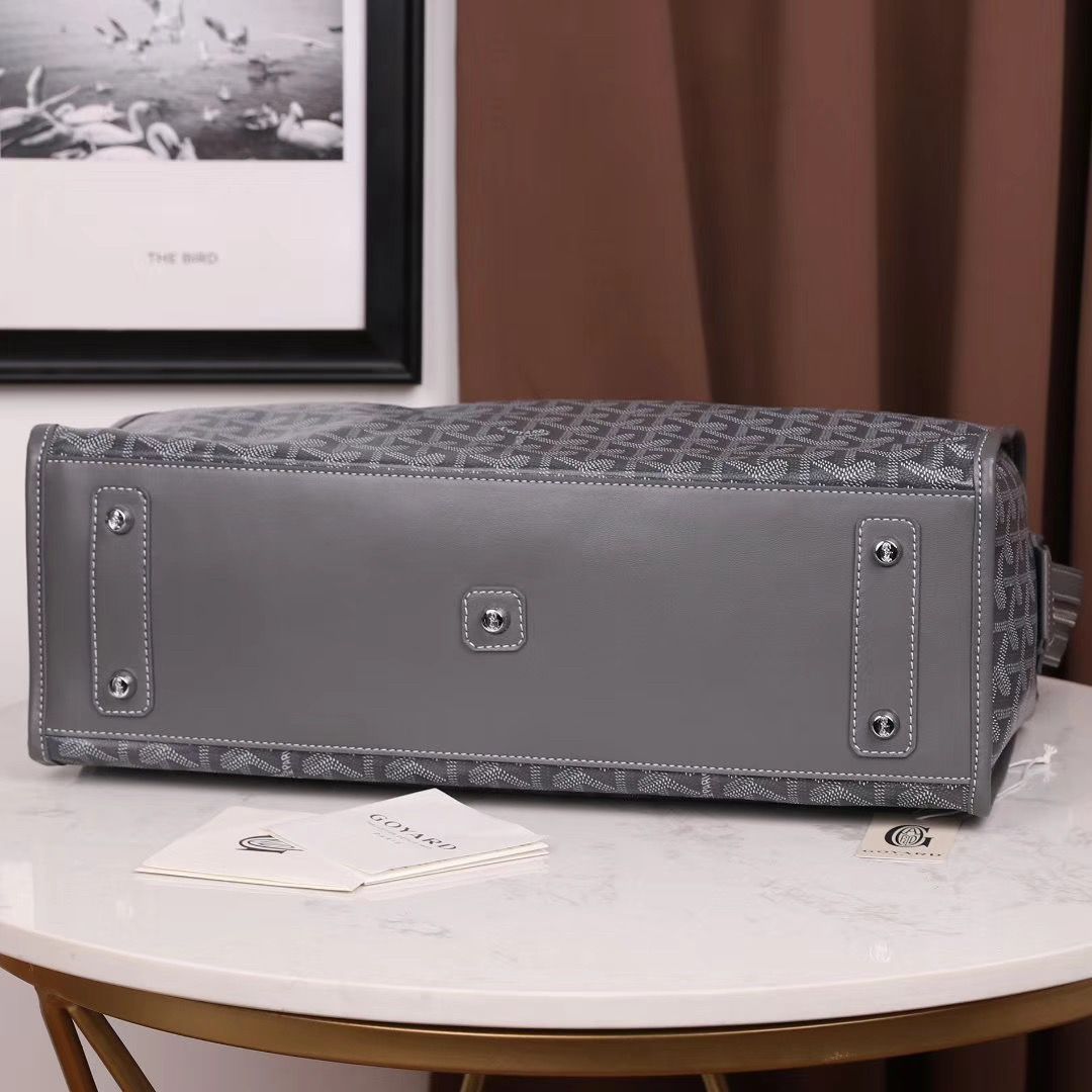 ゴヤールスーパーコピー goyard ゴマルキーズ トートバッグ PVC×カーフ グレー ショルダーバッグ ハンドバッグ Goyard2020022 - 商品画像 7
