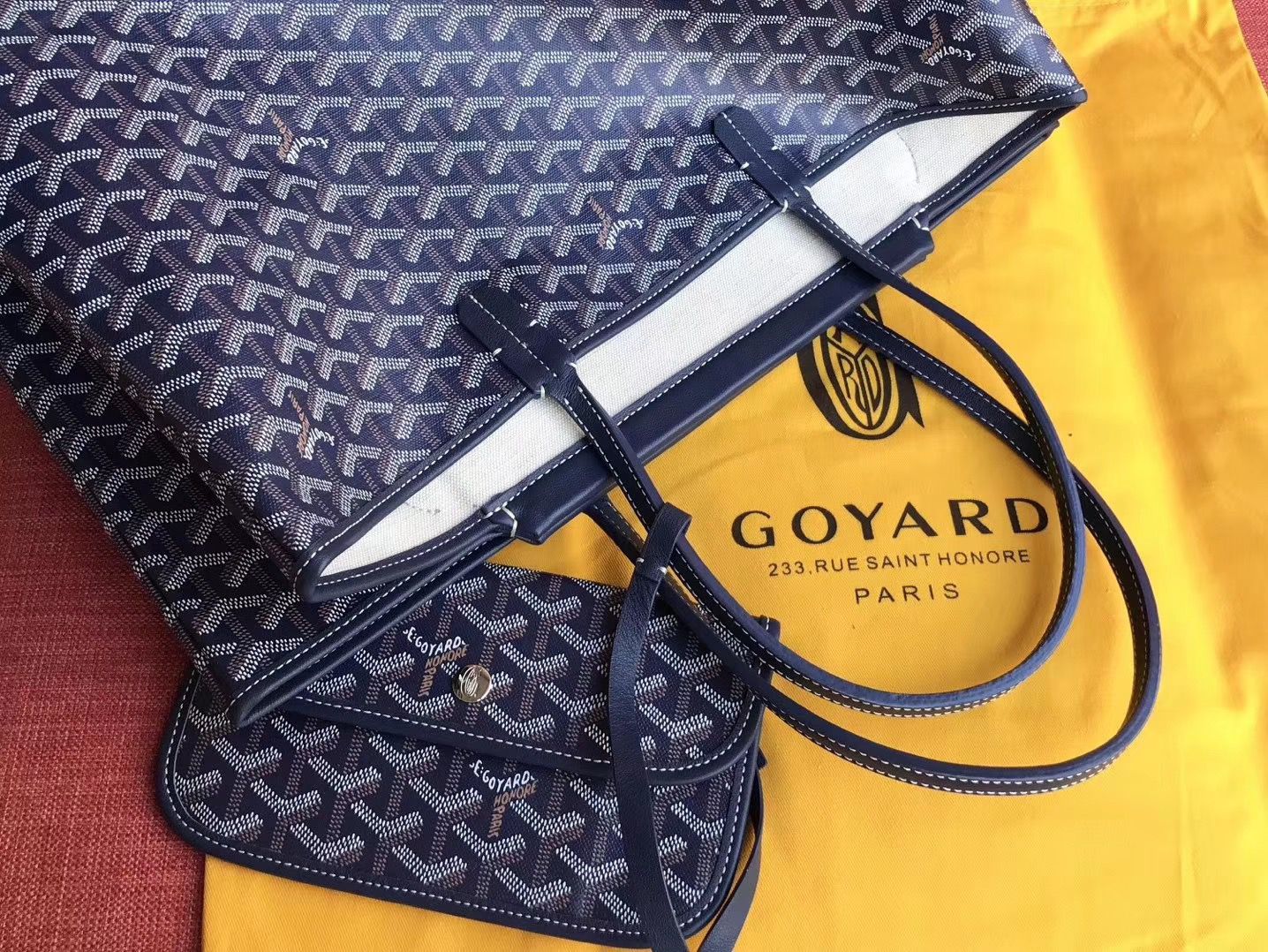 スーパーコピーゴヤール ハンドバッグ ネイビー トートバッグ SAC ISABELLE PM MALINE Goyard2020020 - 商品画像 1
