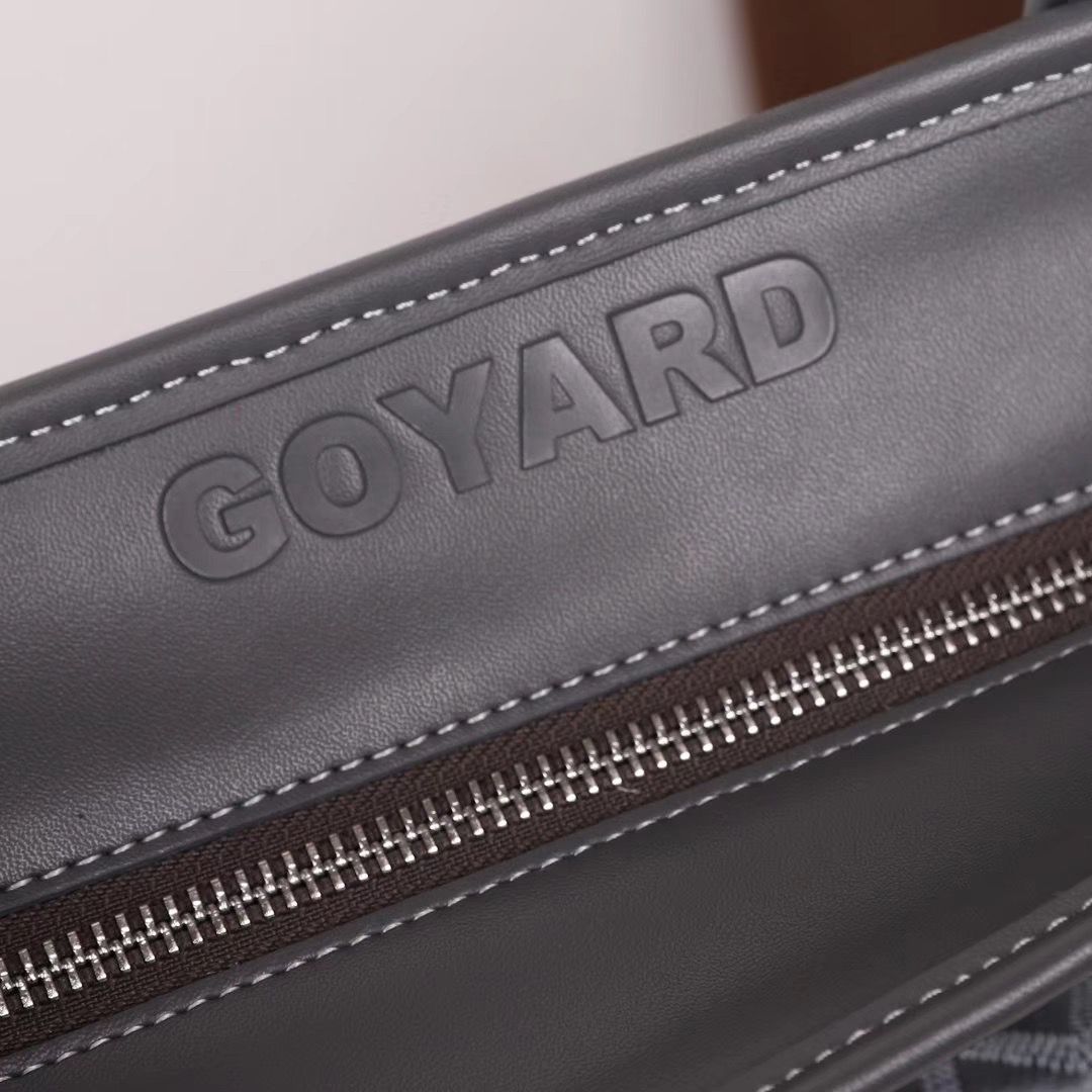 ゴヤールスーパーコピー goyard ゴマルキーズ トートバッグ PVC×カーフ グレー ショルダーバッグ ハンドバッグ Goyard2020022 - 商品画像 9