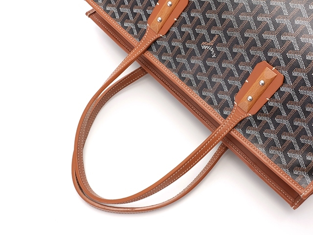 GOYARDスーパーコピー ショルダーバッグ マルキーズ コーティングキャンバス カーフ ブラック/ブラウン Goyard2020026 - 商品画像 6