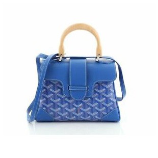 ゴヤールスーパーコピー サイゴン ミニ ハンドバッグ 2WAY ショルダー 青 レア ヘリンボーン レディース GOYARD SAIGON MINI Goyard2020029 - 商品画像 2