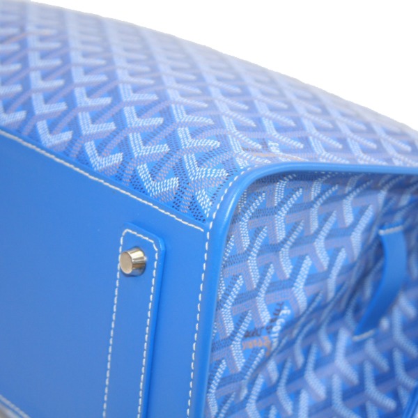 ゴヤールコピー ゴマルキーズ トートバッグ PVC×カーフ ブルー(青) ショルダーバッグ ハンドバッグ Goyard2020027 - 商品画像 1