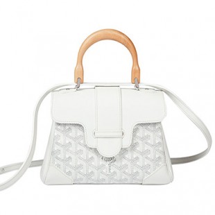 ゴヤールスーパーコピー サイゴン ミニ ハンドバッグ 2WAY ショルダー 白 レア ヘリンボーン レディース GOYARD SAIGON MINI Goyard2020030 - 商品画像 2