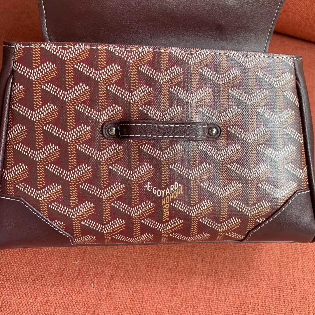 ゴヤールコピー サイゴン ミニ ハンドバッグ 2WAY ショルダー ブルゴーニュ レア ヘリンボーン レディース GOYARD SAIGON MINI Goyard2020031 - 商品画像 6