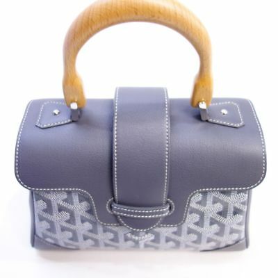 ゴヤール サイゴン ミニ ハンドバッグ 2WAY ショルダー グレー レア ヘリンボーン レディース GOYARD SAIGON MINI Goyard2020034 - 商品画像 10