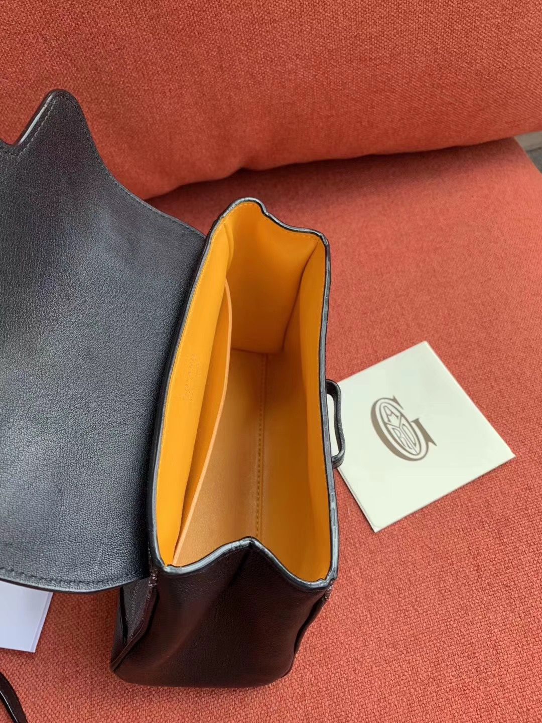 ゴヤール サイゴン ミニ ハンドバッグ 2WAY ショルダー 黒 レア ヘリンボーン レディース GOYARD SAIGON MINI Goyard2020035 - 商品画像 8