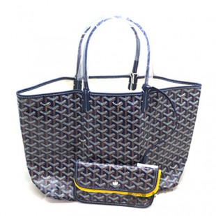 GOYARD【ゴヤール】 AMALOUIS PM12 サンルイPM コーティングキャンバス ネイビー系 Goyard2020037