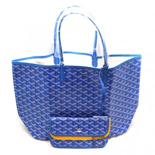 ゴヤールコピー AMALOUIS PM10 サンルイPM コーティングキャンバス ブルー系 Goyard2020040