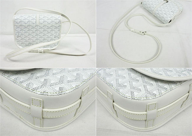 ゴヤールコピー ベルヴェデール SAC BELVEDELE 2 PM レザー、ホワイト×グレー ショルダーバッグ Goyard2020049 - 商品画像 2