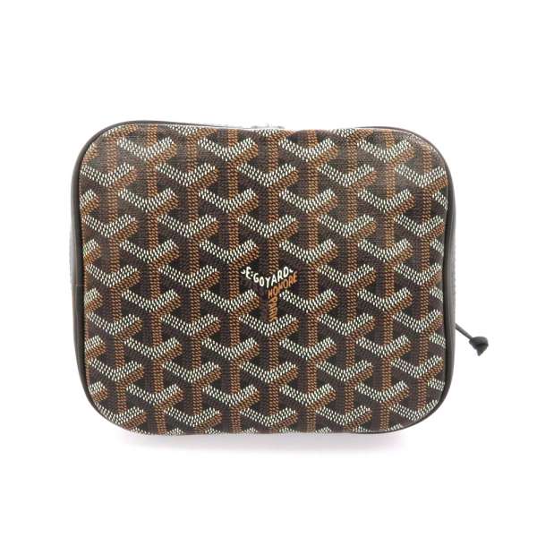 ゴヤール ショルダーバッグ Petit Flot ヘリンボーン GOYARD バッグ 巾着 黒 Goyard2020055 - 商品画像 1