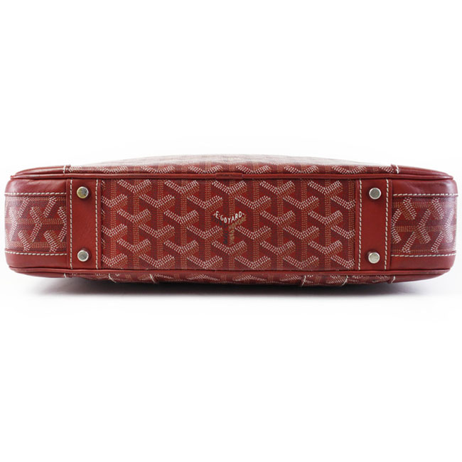 GOYARDスーパーコピー ゴヤール アンバサードMM ビジネスバッグ ブリーフケース 書類かばん 赤 レッド ヘリンボーン Goyard2020059 - 商品画像 3