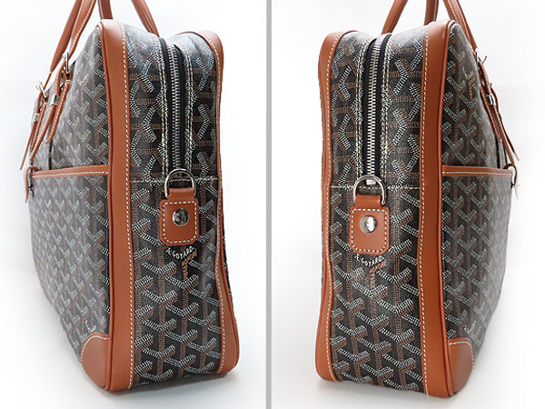 スーパーコピーゴヤール GOYARD アンバサード MM ブリーフケース ビジネスバッグ 書類かばん ブラック ブラウン PVC レザー AMAAMBASS Goyard2020060 - 商品画像 8