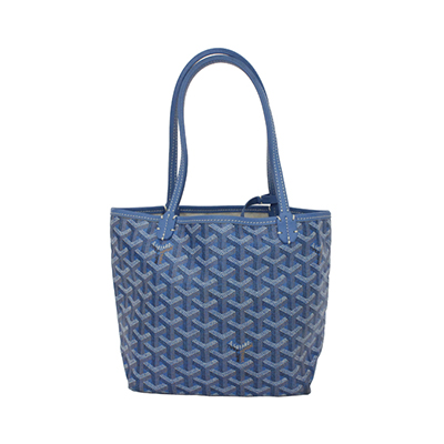 ゴヤールスーパーコピー トートバッグ サンルイジュニア ブルー ポーチ付き Goyard2020072 - 商品画像 3