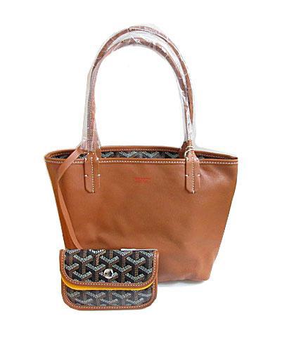 GOYARDコピー ゴヤール 「アンジュ」 ANJOU MINI トート バッグ リバーシブル 黒×ナチュラル Goyard2020076 - 商品画像 4