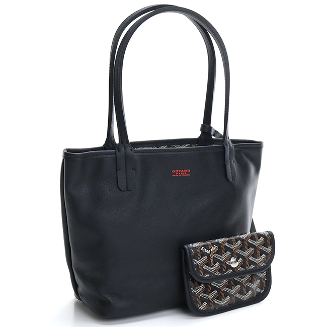 スーパーコピーゴヤール アンジュ ANJOU MINI トートバッグ リバーシブル 黒 ショッパーリボン付き サンルイ Goyard2020077 - 商品画像 7
