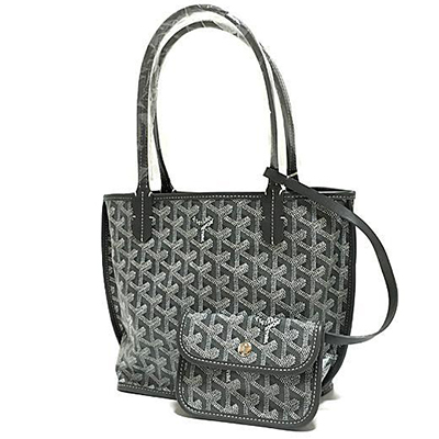 GOYARDスーパーコピー ゴヤール 「アンジュ ミニ」 ANJOU MINI トート バッグ リバーシブル グリス ショッパーリボンのラッピング Goyard2020078 - 商品画像 7