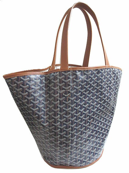 GOYARD ゴヤールコピー 「BELHARRA」 マーカージュ トート バッグ ネイビー 紺 キャンバス リバーシブル ショッパーリボンのラッピング Goyard2020081 - 商品画像 4