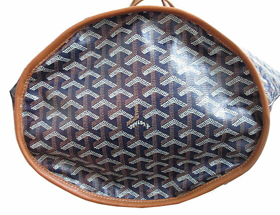 GOYARD ゴヤールコピー 「BELHARRA」 マーカージュ トート バッグ ネイビー 紺 キャンバス リバーシブル ショッパーリボンのラッピング Goyard2020081 - 商品画像 5