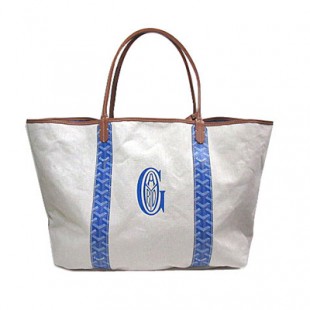 GOYARDスーパーコピー ゴヤール サンルイ ペルテュイ PERTUIS GM トートバッグ ブルーシエル ショッパーリボンのラッピング Goyard2020082